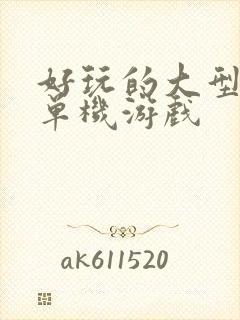 好玩的大型手机单机游戏