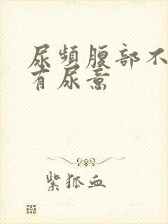 尿频腹部不适总有尿意