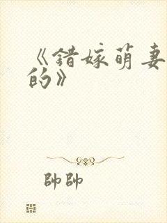 《错嫁萌妻包甜的》