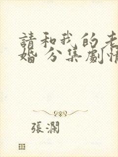 请和我的老公结婚 分集剧情