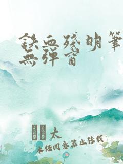 铁血残明笔趣阁无弹窗