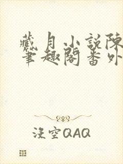 藏月小说陈砚南笔趣阁番外