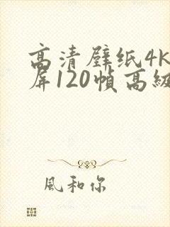 高清壁纸4k全屏120帧高级