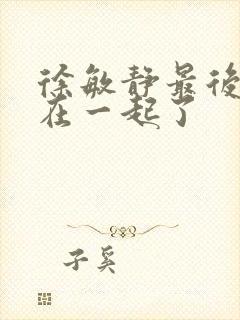 徐敏静最后和谁在一起了