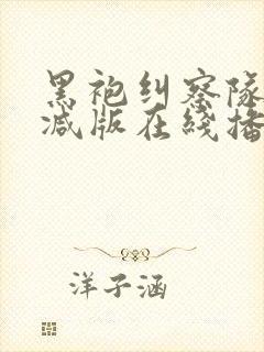 黑袍纠察队未删减版在线播放