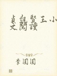 贞观贤王小说全文阅读