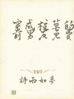 穿成校草的炮灰前男友免费阅读