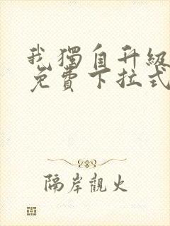 我独自升级漫画免费下拉式漫画网