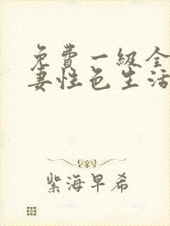 免费一级全黄夫妻性色生活片