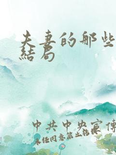 夫妻的那些事大结局