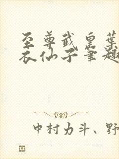 至尊武皇叶真彩衣仙子笔趣阁