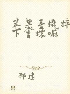 苹果手机摔了一下会坏嘛