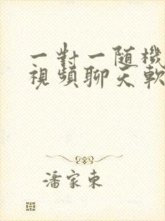 一对一随机匹配视频聊天软件