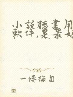 小说听书用什么软件,是最好的免费的