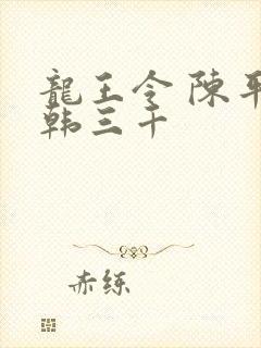 龙王令 陈平 韩三千