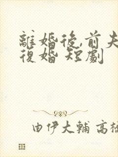 离婚后,前夫求复婚 短剧