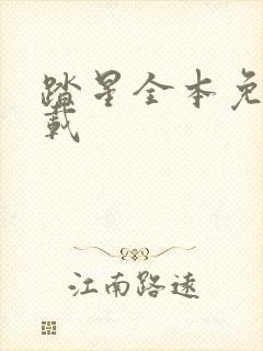 踏星全本免费下载