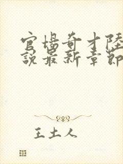 官场奇才陆羽小说最新章节