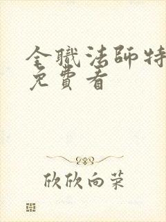 全职法师特别篇免费看