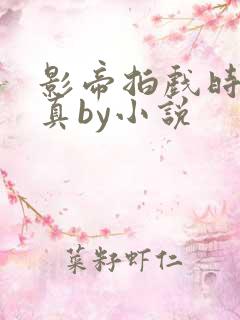 影帝拍戏时假戏真by小说