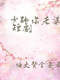 少帅你老婆又跑 短剧