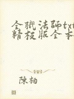 全职法师txt精校版全本下载