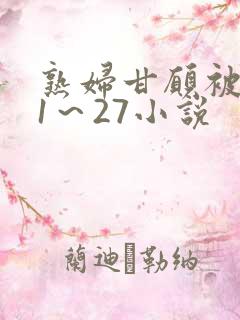 熟妇甘愿被调教1～27小说