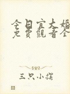 今日宜大婚短剧免费观看全集高清版