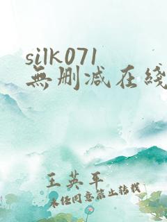 silk071无删减在线观看