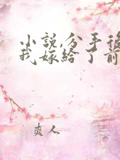 小说,分手后,我嫁给了前男友的小叔