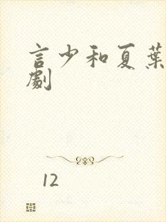 言少和夏叶的短剧