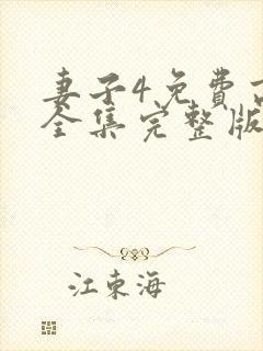 妻子4免费高清全集完整版在线观看