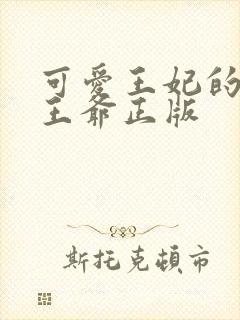 可爱王妃的宠妻王爷正版