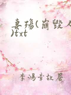 妻殇(崩毁人生)txt