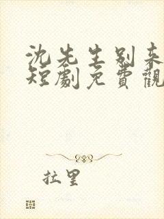 沈先生别来无恙短剧免费观看