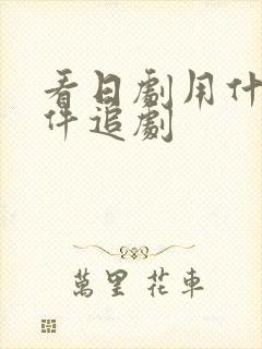 看日剧用什么软件追剧