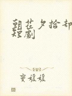 朝花夕拾却已迟短剧