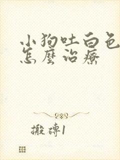 小狗吐白色粘液怎么治疗