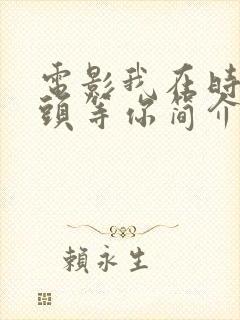 电影我在时间尽头等你简介