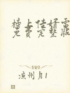 榜上佳婿电视剧免费完整版