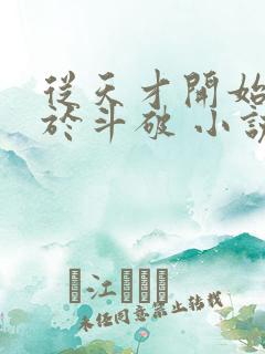 从天才开始无敌于斗破 小说