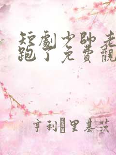 短剧少帅老婆又跑了免费观看全集