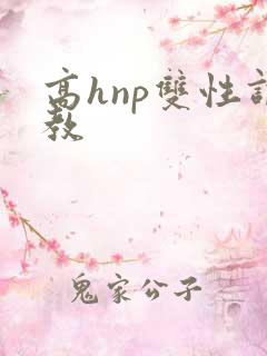 高hnp双性调教