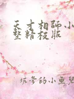 天才相师小说完整精校版