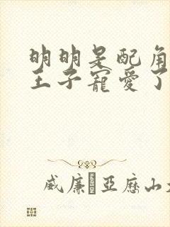 明明是配角却被王子宠爱了漫画免费阅读