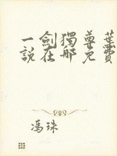 一剑独尊叶玄小说在哪免费下载