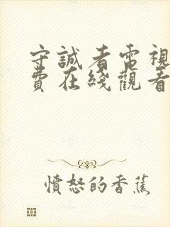 守诚者电视剧免费在线观看