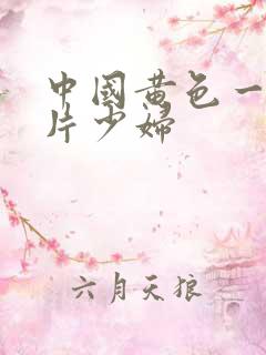 中国黄色一级淫片少妇
