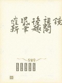 催眠后视镜王鹏新笔趣阁