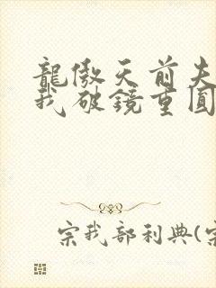龙傲天前夫想和我破镜重圆全文阅读免费下载